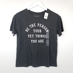 Fifth Sun NEW Graphic Tee in Charcoal Size Medium